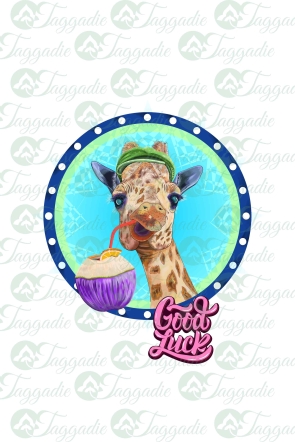 T-shirt giraffe Good luck