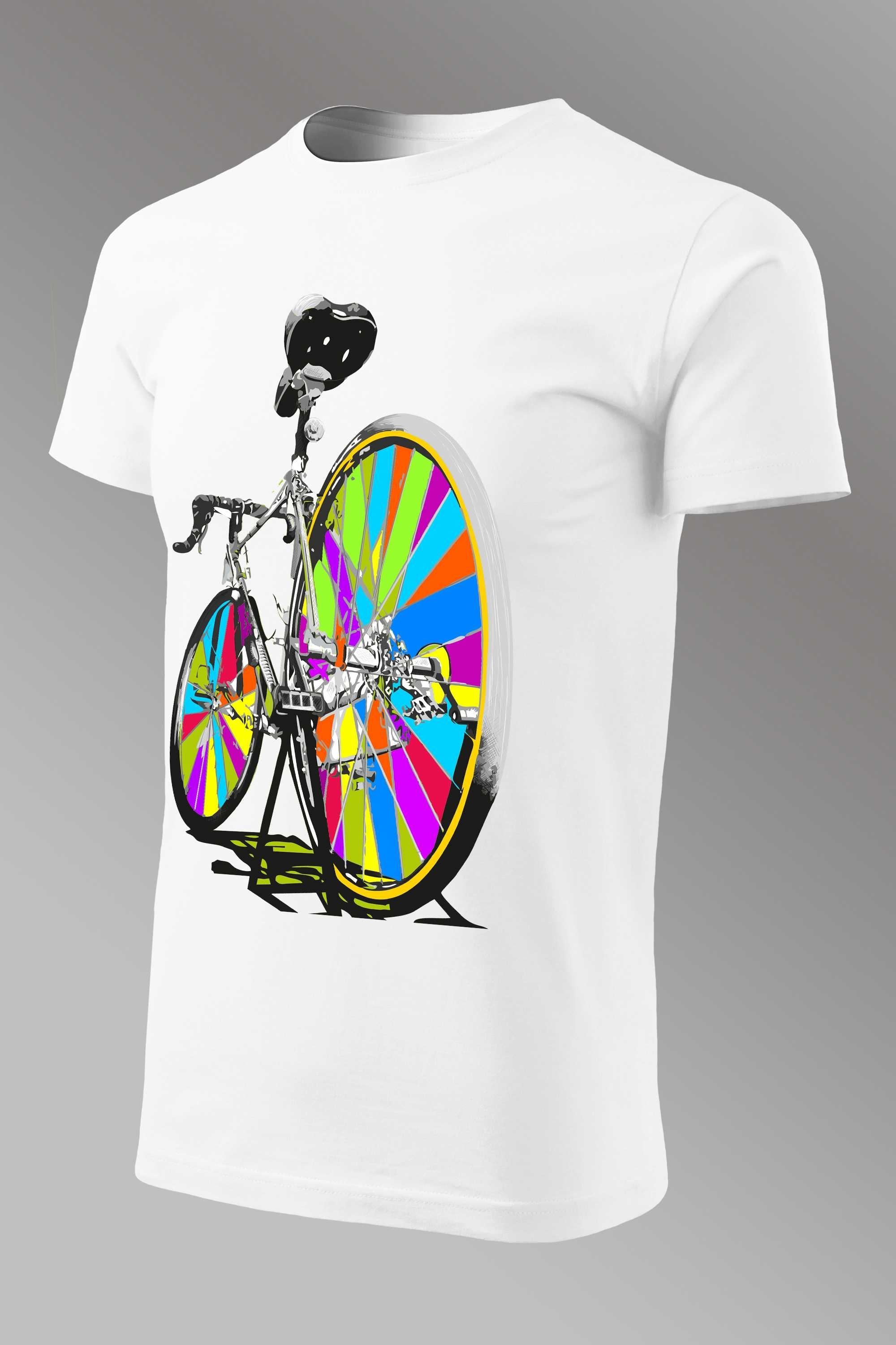 T-shirt colorful bicycle