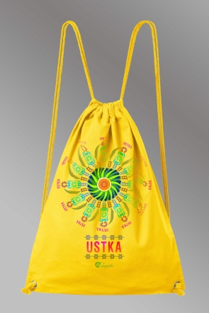 Yellow backpack mandela Ustka